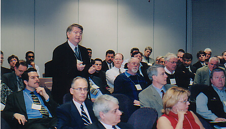 Audience at inaugural meeting, March 5, 2003