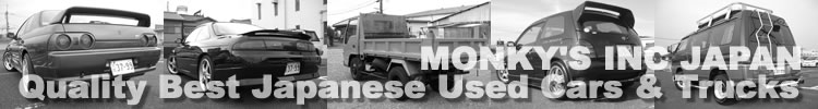 Quality Best Japanese Modified Reconditioned Used Cars & Truck Export Dealer MONKY'S INC JAPAN