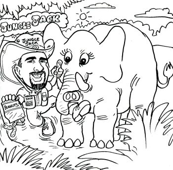Image of cartoon of jj and elephant.jpg